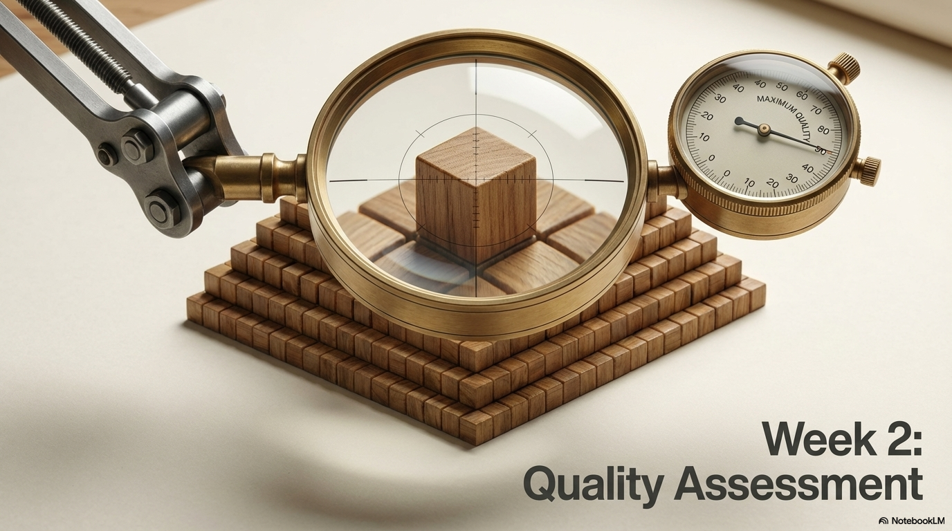 Week 2: Quality Assessment — 次回は品質評価がテーマ
